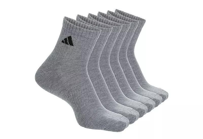 Adidas Men's Athletic Cushioned Quarter Socks 6 Pairs Product Image