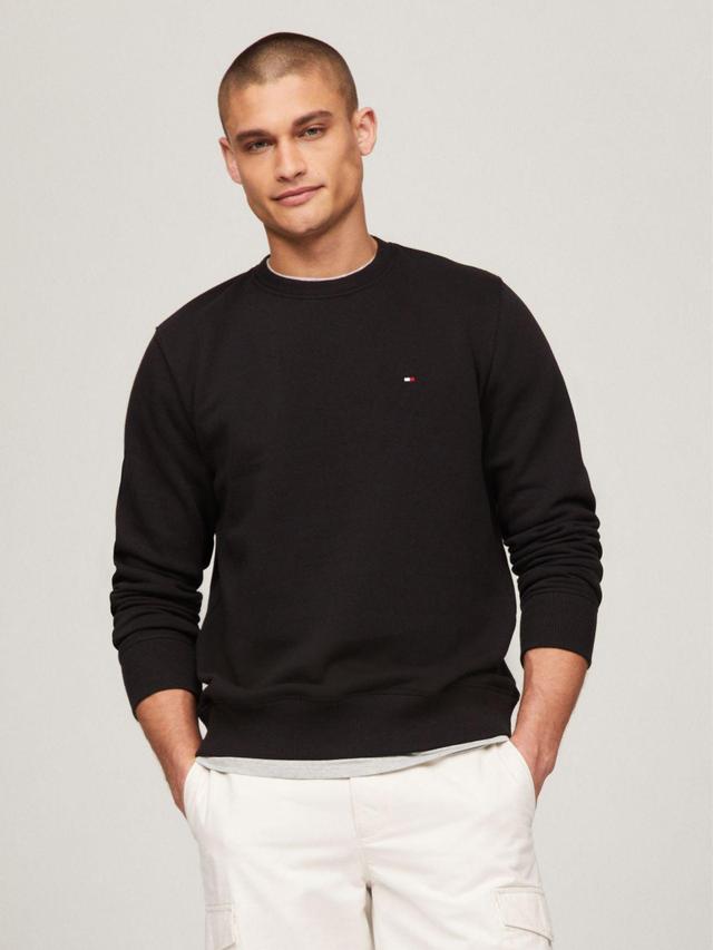 Tommy Hilfiger Men's Solid Crewneck Sweatshirt Product Image