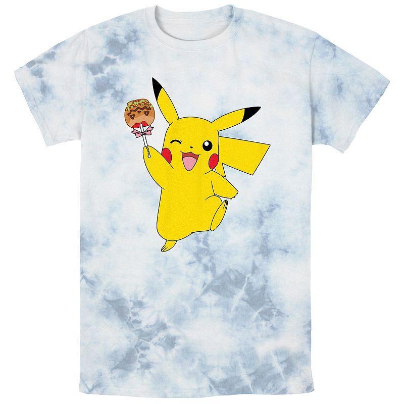 Mens Pokmon Pikachu Sweet Caramel Apple Bombard Wash Tee Product Image