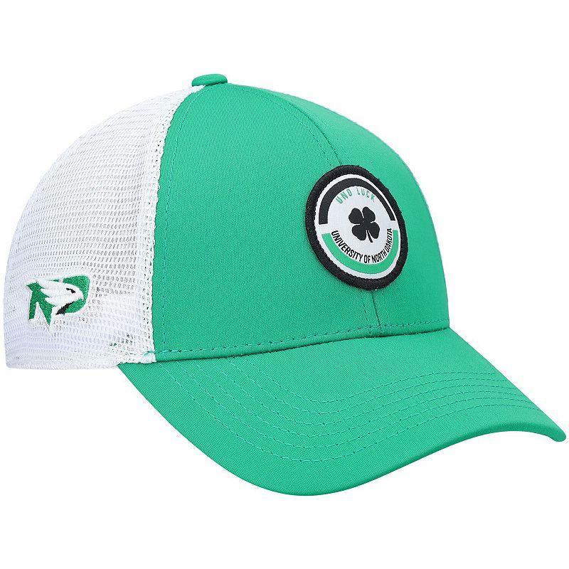 Mens Kelly Green North Dakota Motto Trucker Snapback Hat - Kelly Green Product Image