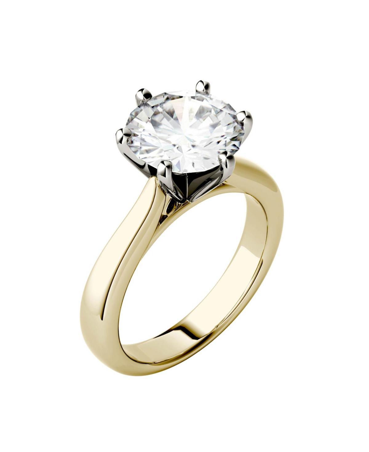 Charles & Colvard 3.1 Ct. T.w. Lab Created Moissanite Solitaire Ring In 14K White Gold, 6 Product Image