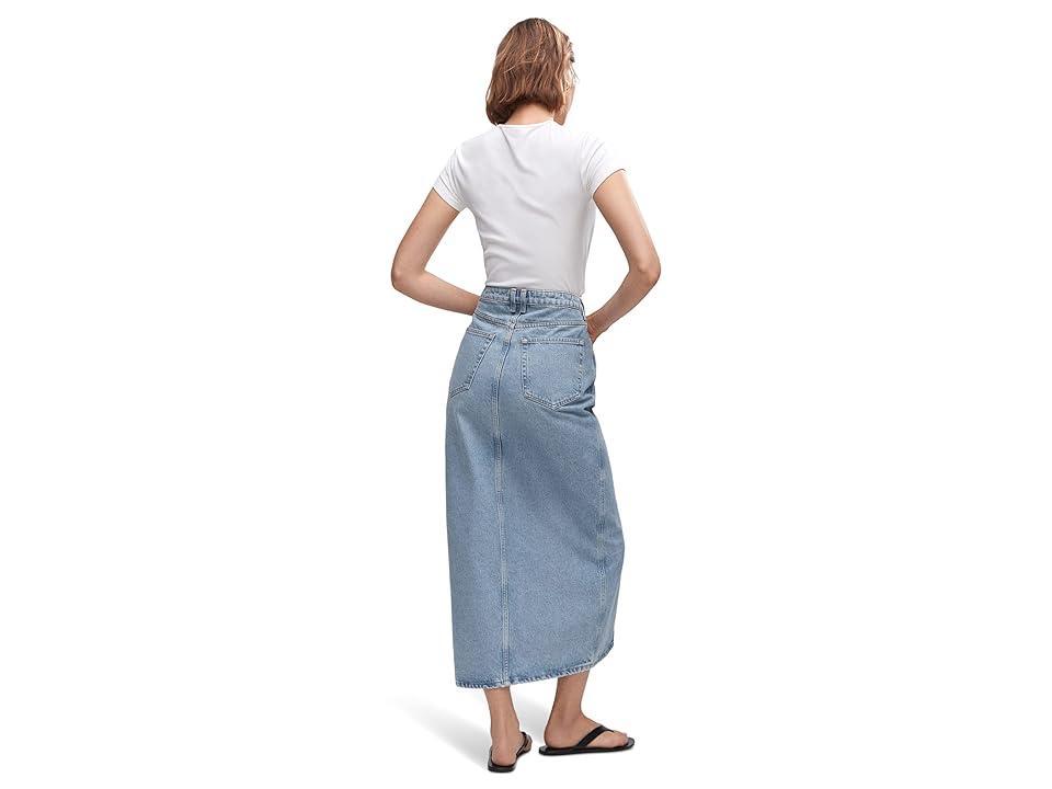 MANGO Denim Maxi Skirt Product Image