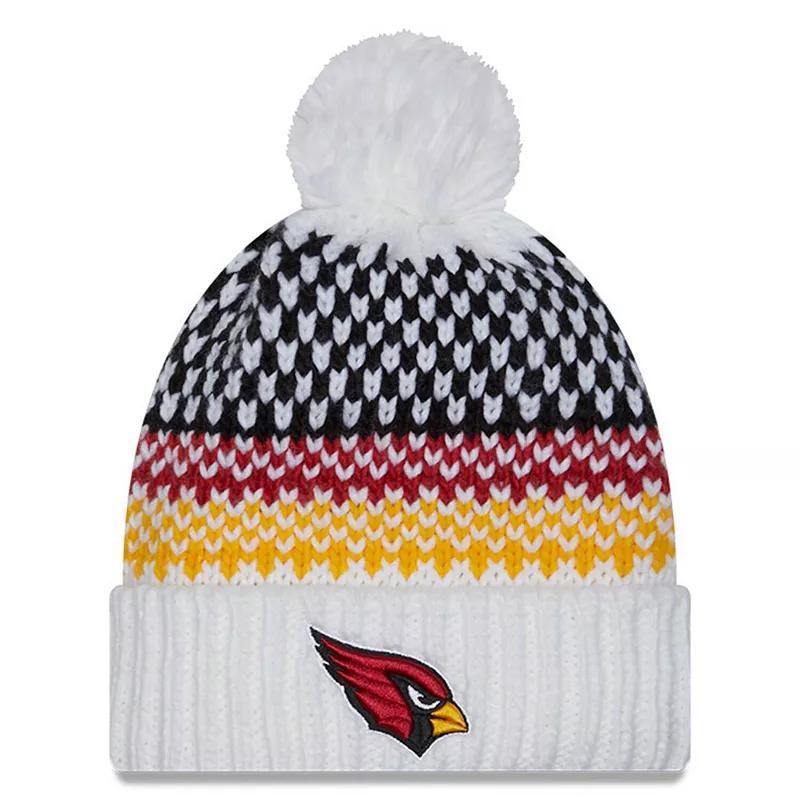 Womens New Era Arizona Cardinals 2023 Sideline Cuffed Knit Hat with Pom Product Image