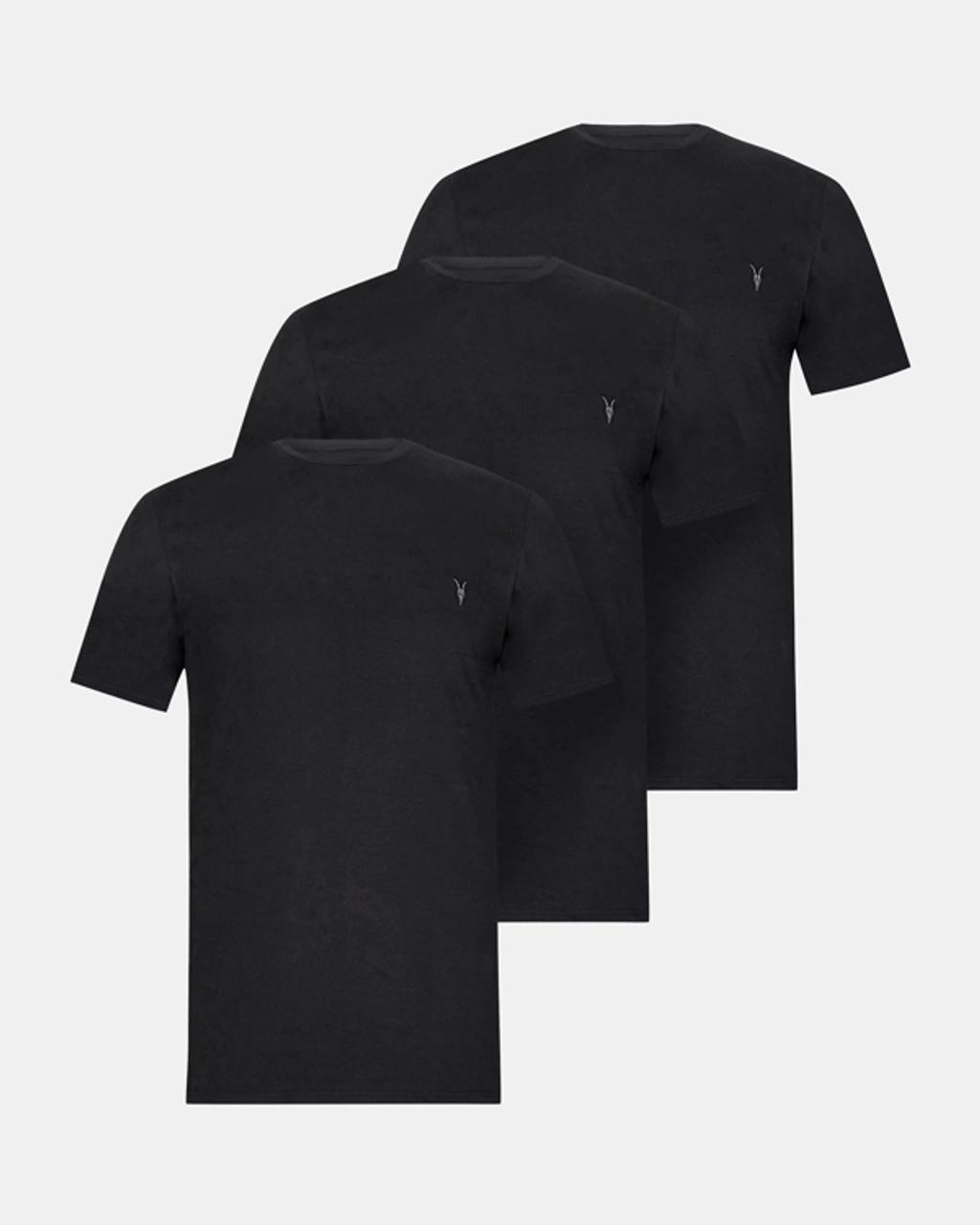 Mens Black Brace Tonic Pack Of Three Cotton-jersey T-shirts Product Image