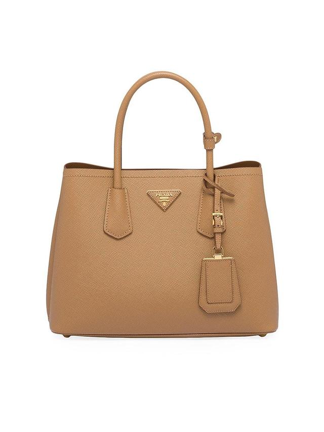 Womens Small Saffiano Leather Double Bag Product Image