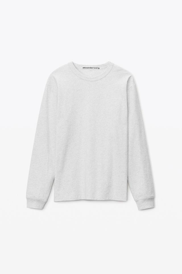 Long-sleeve Tee In High Twist Jersey Product Image