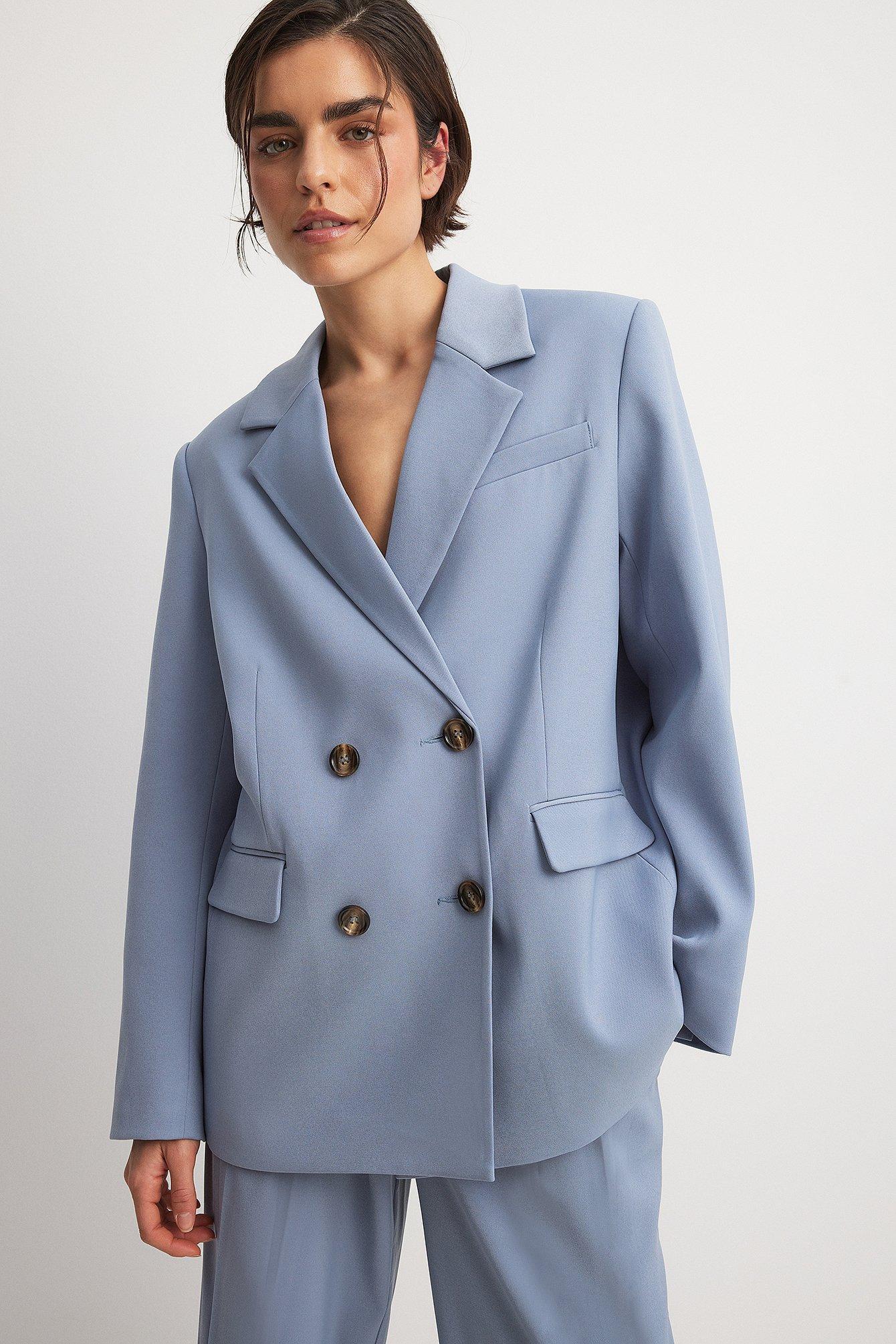 Oversized Double Breasted Blazer Product Image