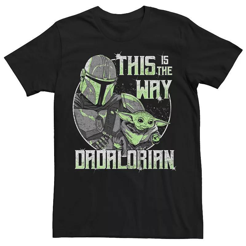 Mens Star Wars The Mandalorian Dadalorian Is The Way Graphic tee Product Image