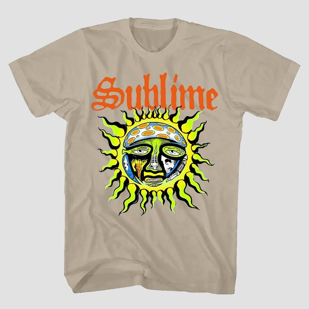 Mens Sublime Short Sleeve Graphic T-Shirt - Tan Product Image