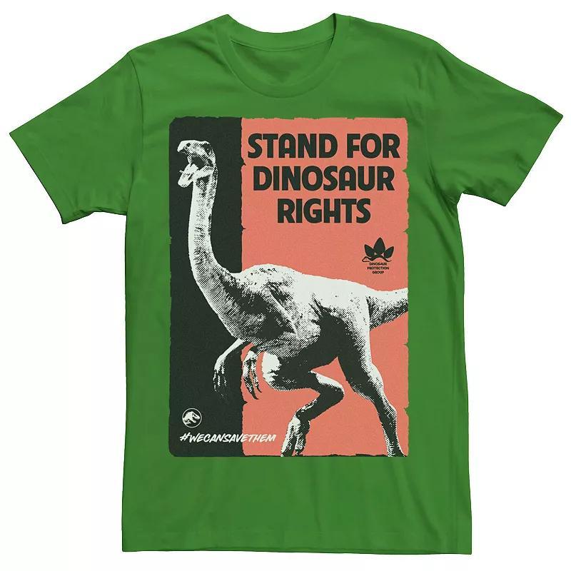 Mens Jurassic World Stand For Dinosaurs Poster Tee Product Image