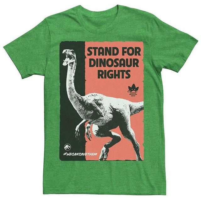 Mens Jurassic World Stand For Dinosaurs Poster Tee Product Image