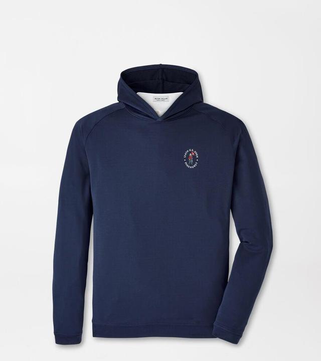 Peter Millar Mens 124th U.S. Open Pine Performance Hoodie | Color: Navy | Size: M Product Image