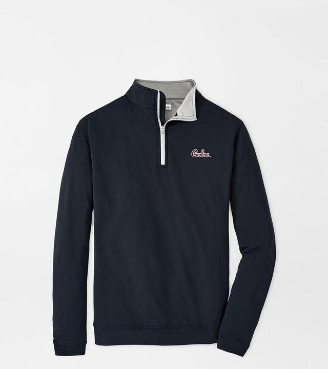 Peter Millar Mens Alcorn State Perth Performance Quarter-Zip | Color: British Grey | Size: L Product Image