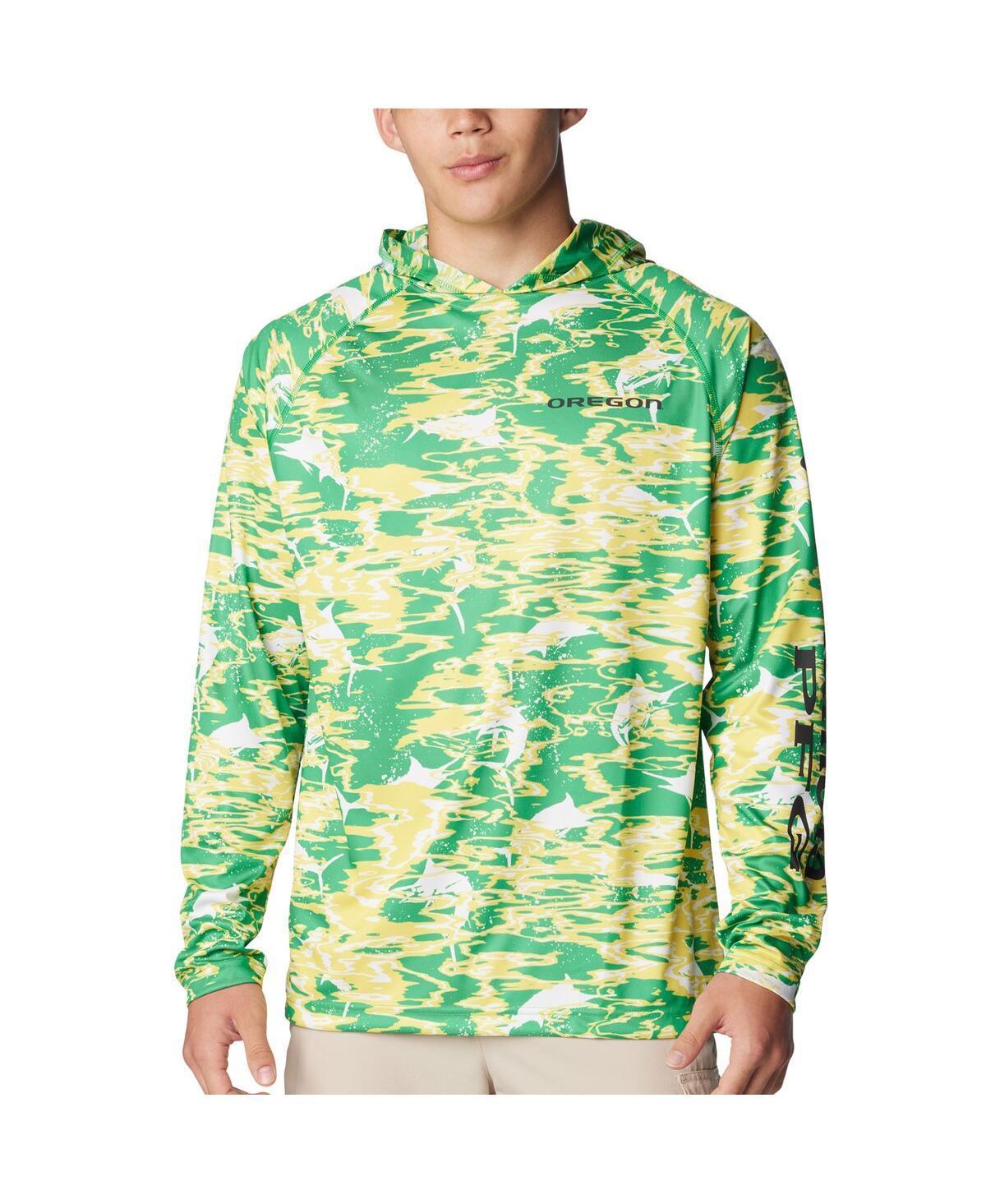 Columbia Men's Collegiate PFG Super Terminal Tackle Hoodie - Oregon- Product Image