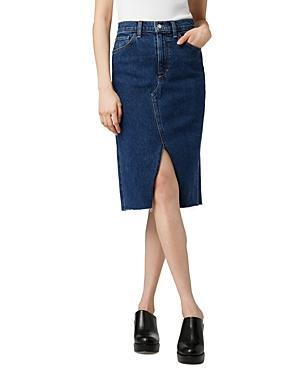 Womens The Joplin Denim Midi-Skirt Product Image