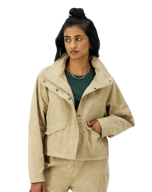 Womens Champion Woven Utility Jacket, C Logo Deep Camo Country Walnut M Product Image