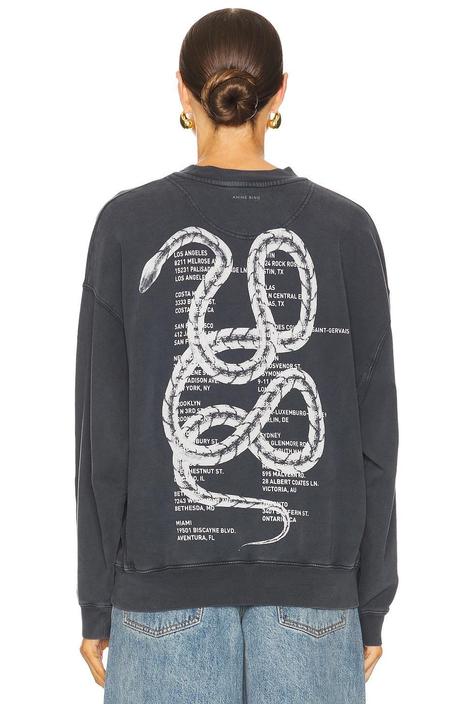 Jaci Sweatshirt Twisted Snake ANINE BING Product Image