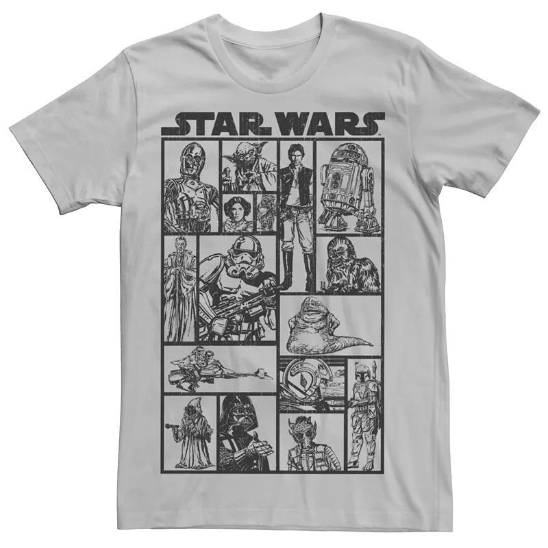 Mens Star Wars Return of the Jedi Character Portrait Group Tee Product Image