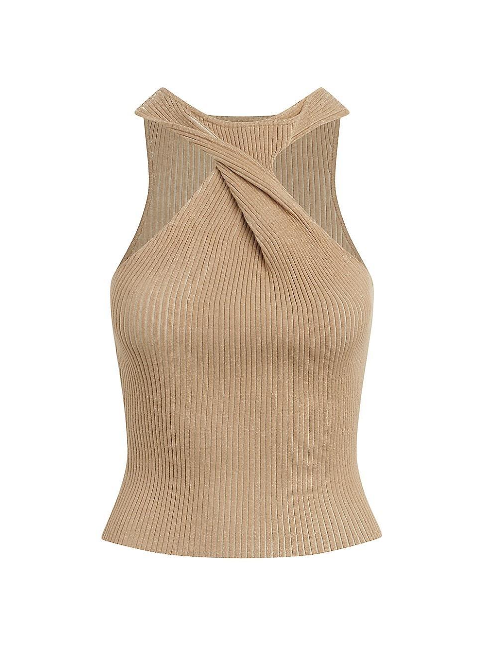 Womens Fully Fashion Twisted Tank Top product image