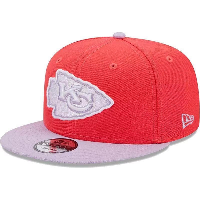 Mens New Era Red Kansas City Chiefs Two-Tone Color Pack 9FIFTY Snapback Hat - Red Product Image