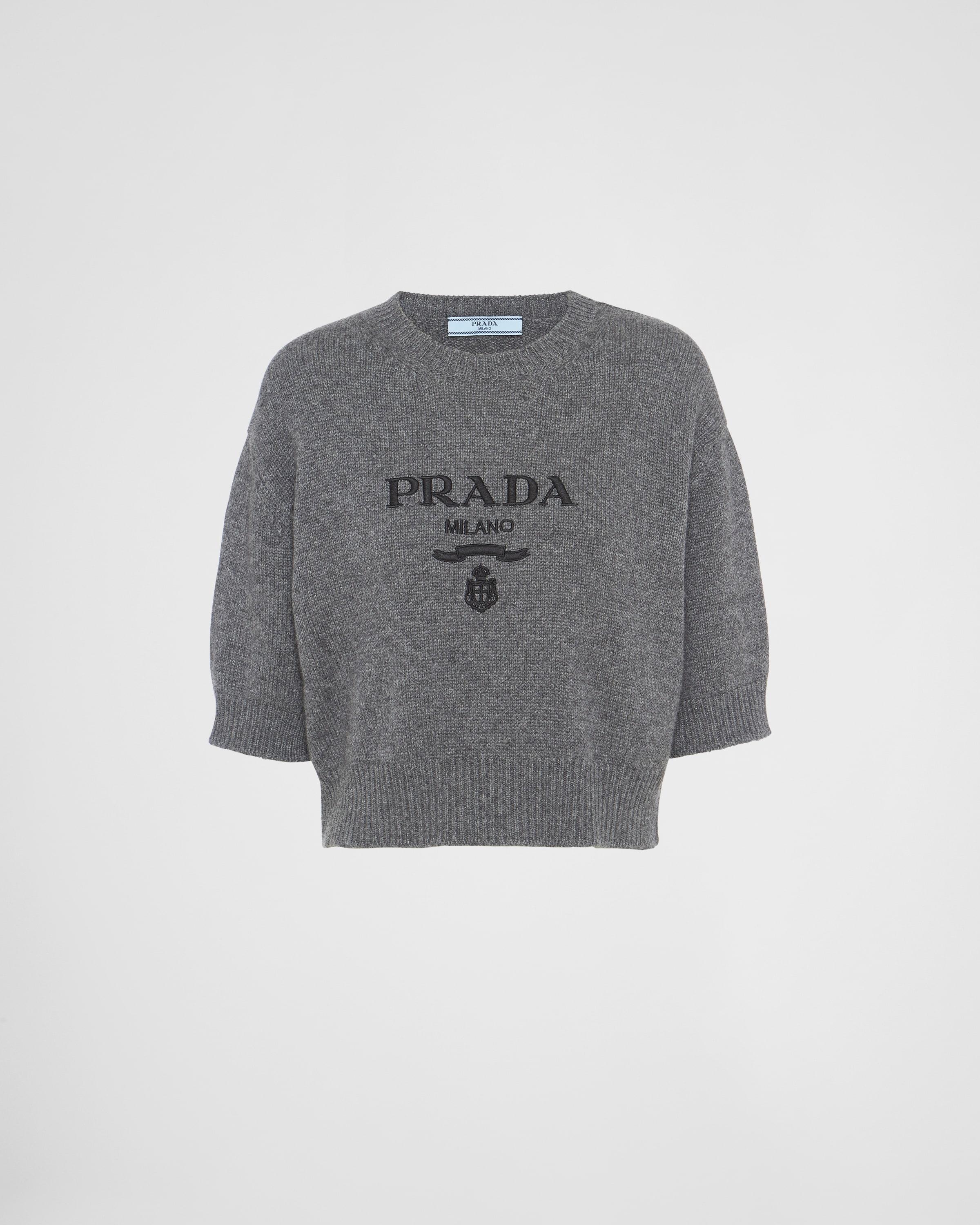 Wool and cashmere crew-neck sweater Product Image