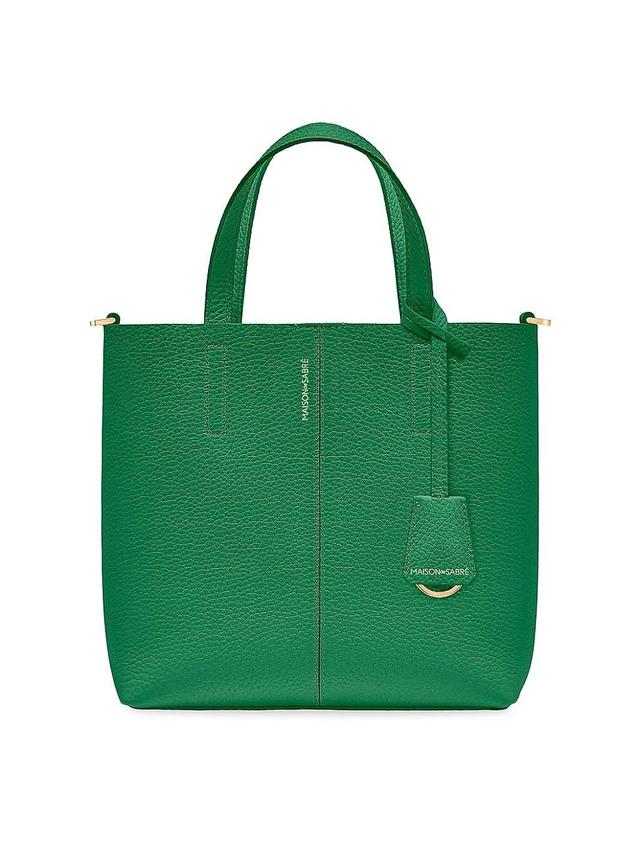 Womens Small Leather Soft Tote Product Image