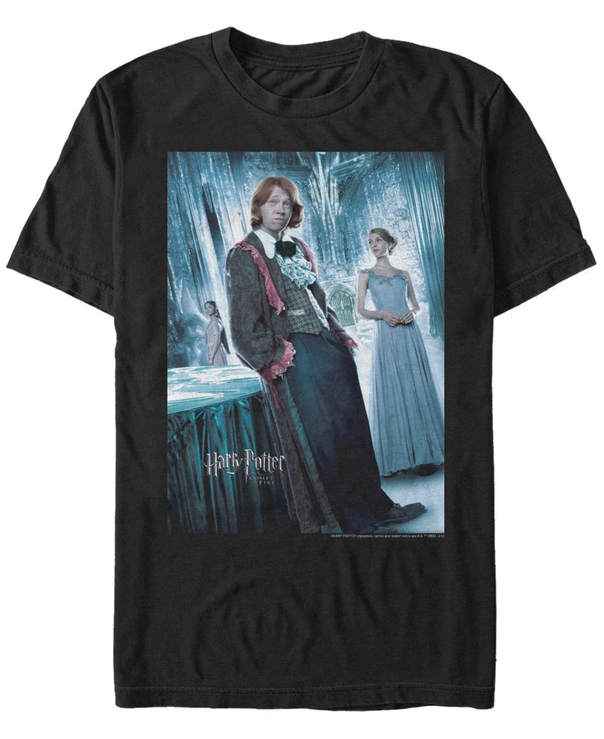 Fifth Sun Harry Potter Mens Goblet of Fire Ron Weasley Yule Ball Poster Short Sleeve T-Shirt Product Image