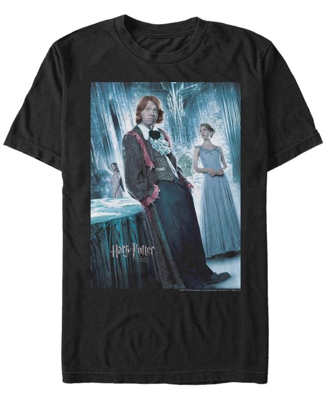 Fifth Sun Harry Potter Mens Goblet of Fire Ron Weasley Yule Ball Poster Short Sleeve T-Shirt Product Image