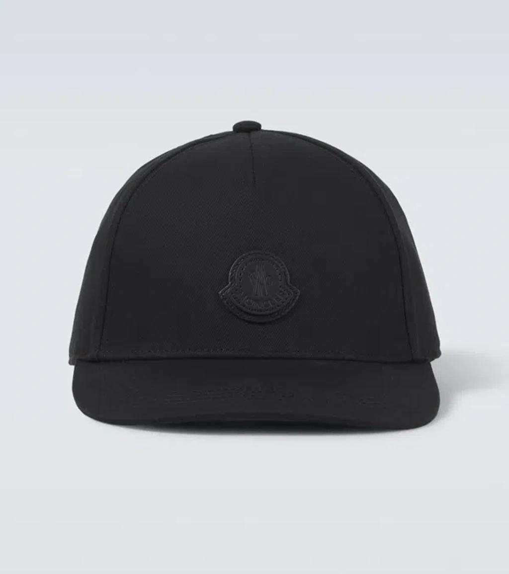 MONCLER Logo Baseball Cap In Black Product Image