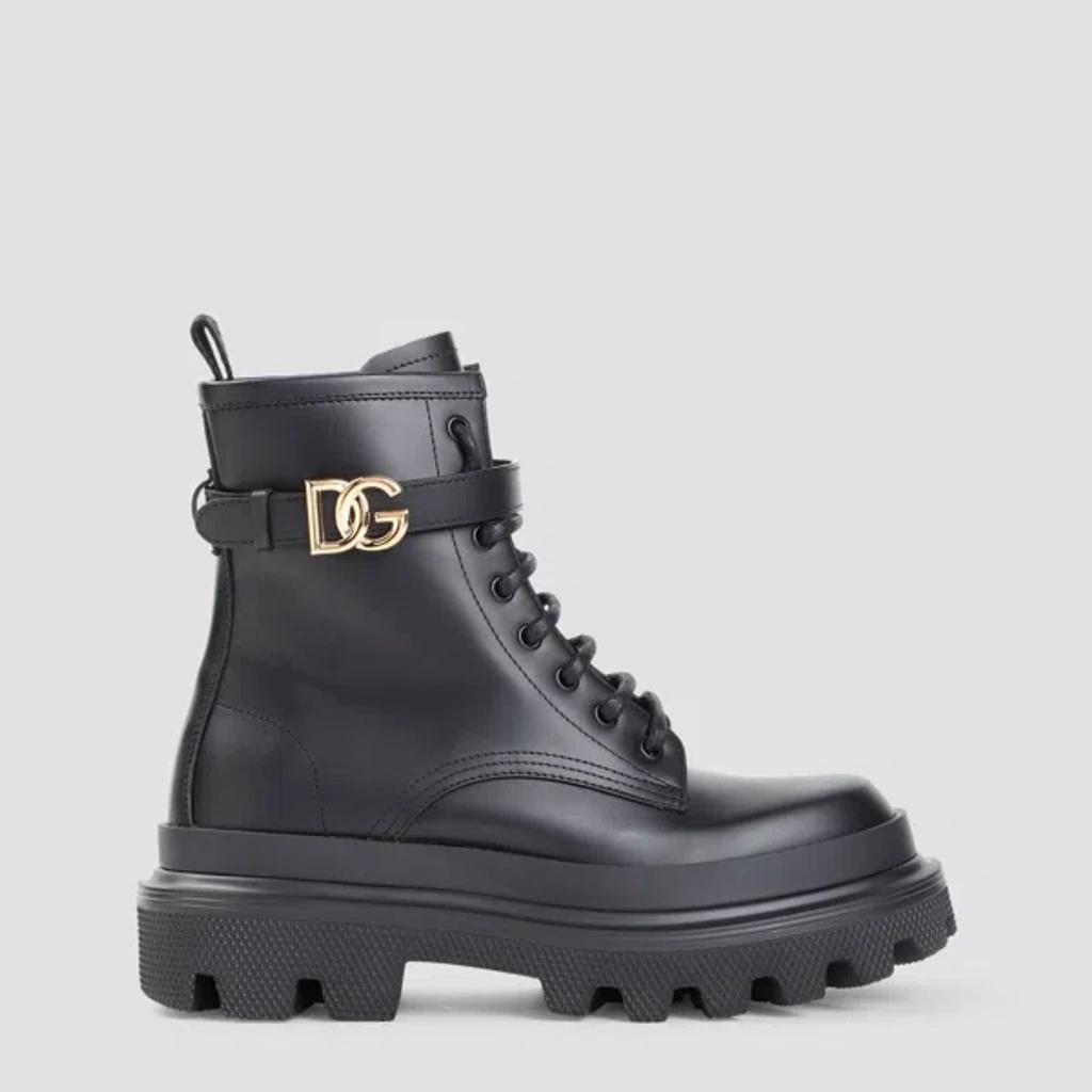 Women's Logo Buckle Boots In Black product image