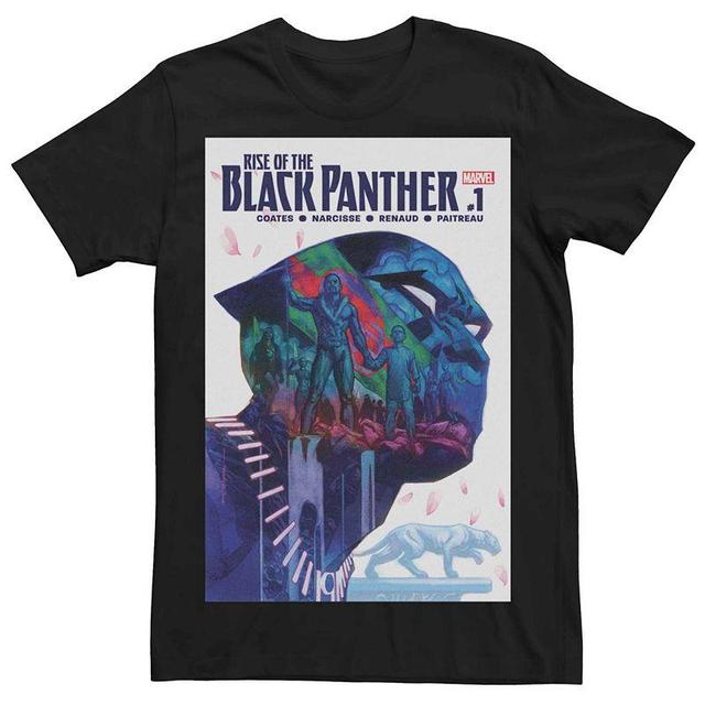 Mens Marvel Panther Colorful Comic Cover Tee Product Image