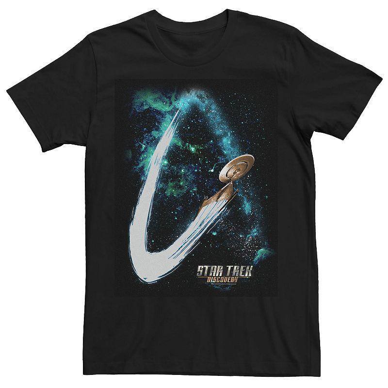 Mens Star Trek Discovery Delta Trail Galaxy Tee Product Image