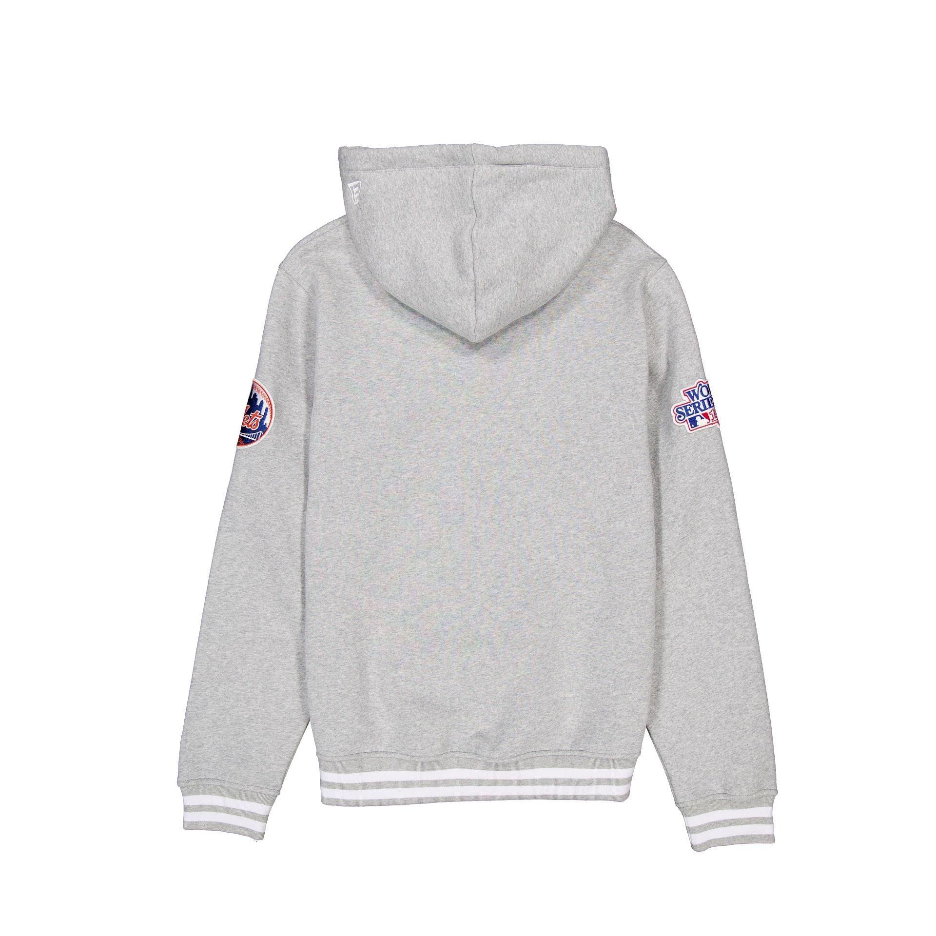 New York Mets Gray Logo Select Full-Zip Hoodie Male Product Image