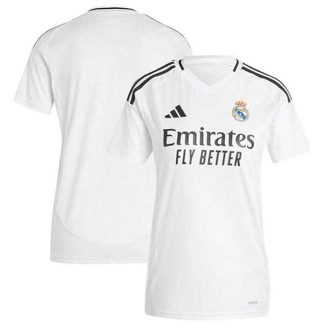 Adidas Womens White Real Madrid 2024/25 Home Replica Jersey - White Product Image