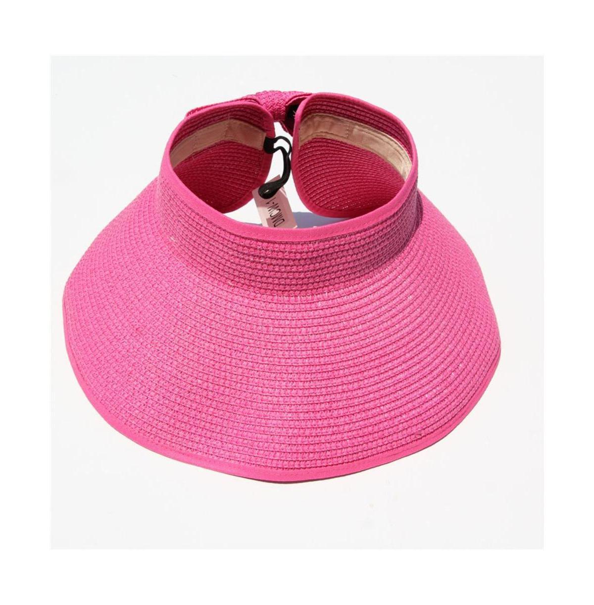 Haute Edition Womens Roll Up Packable Sun Visor Hat Product Image