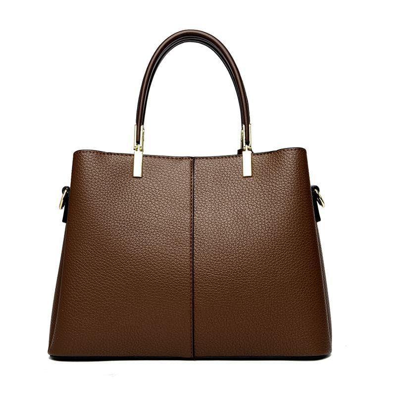 Faux Leather Tote Bag Product Image