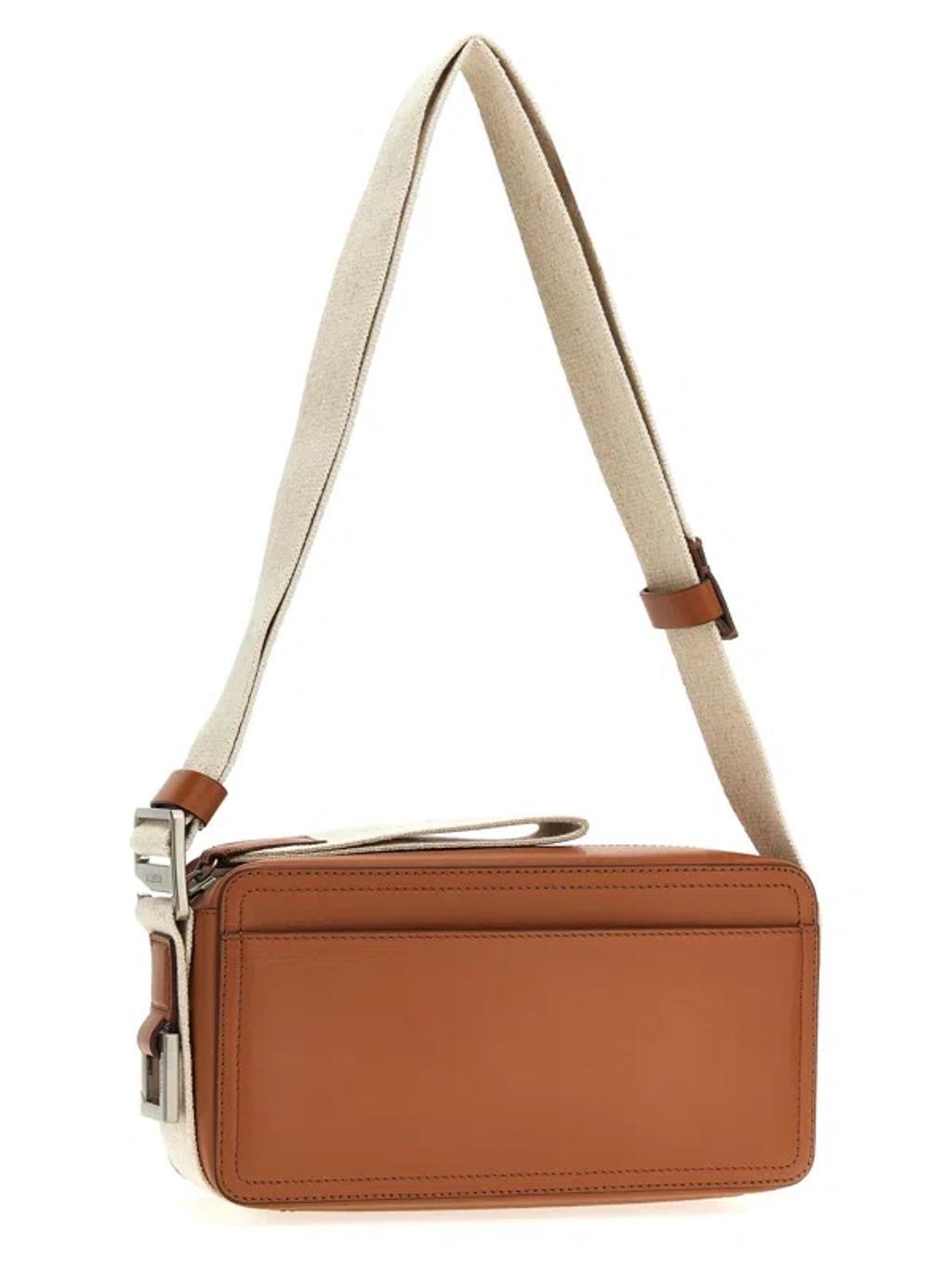 Le Cuerda Horizontal Crossbody Bags Brown Product Image