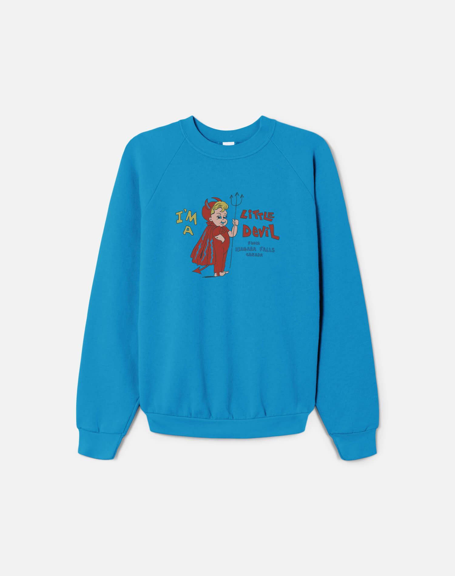 Upcycled "Little Devil" Sweatshirt Product Image