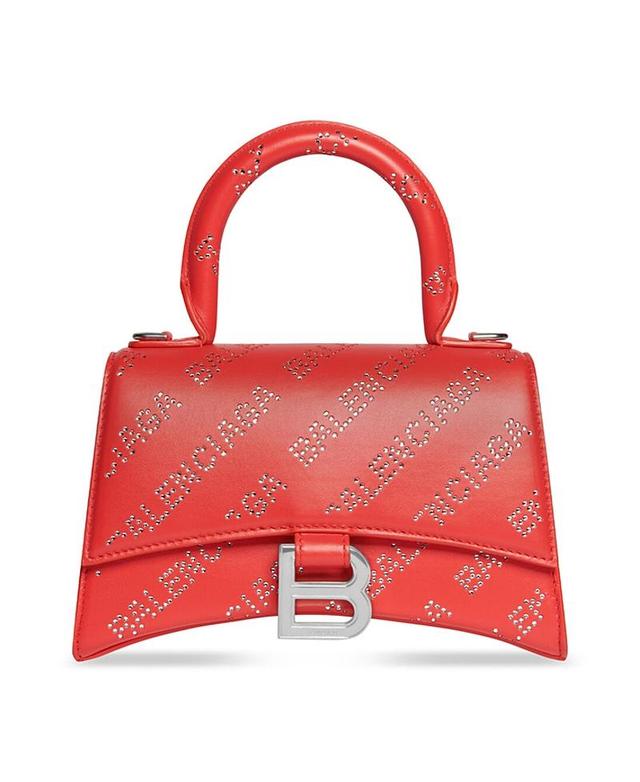 Balenciaga Hourglass Xs Handbag with Rhinestones Product Image