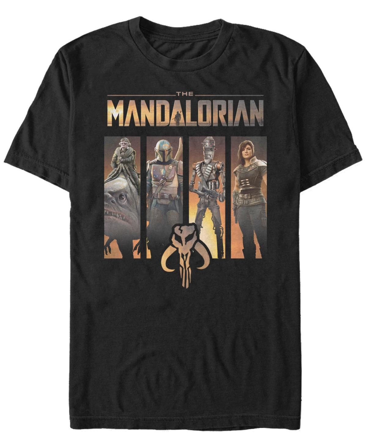 Mens The Mandalorian Character Panel Tee Product Image