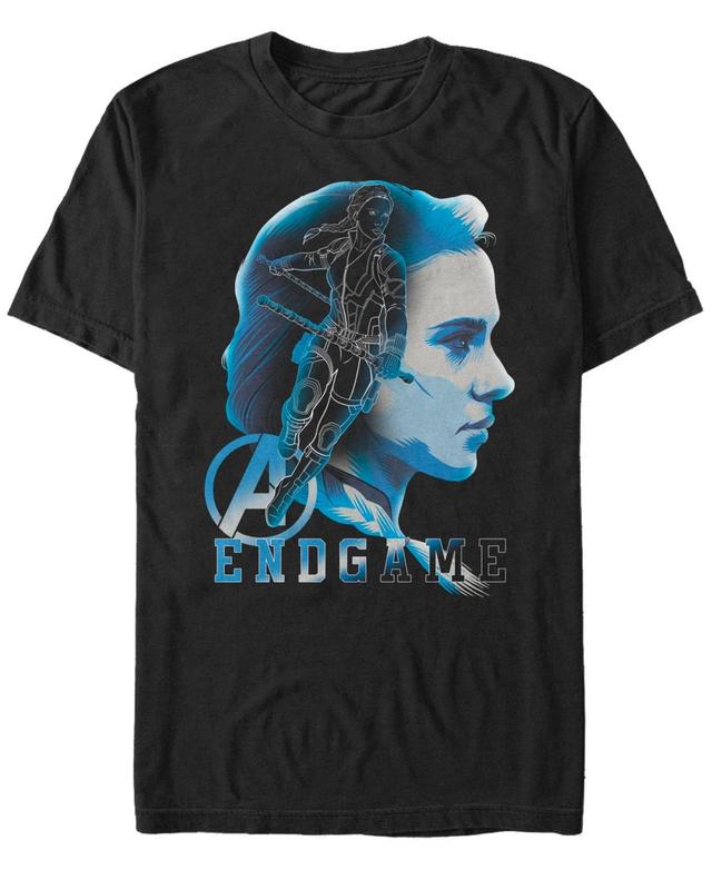 Mens Marvel Avengers Endgame Widow Silhouette Tee Product Image