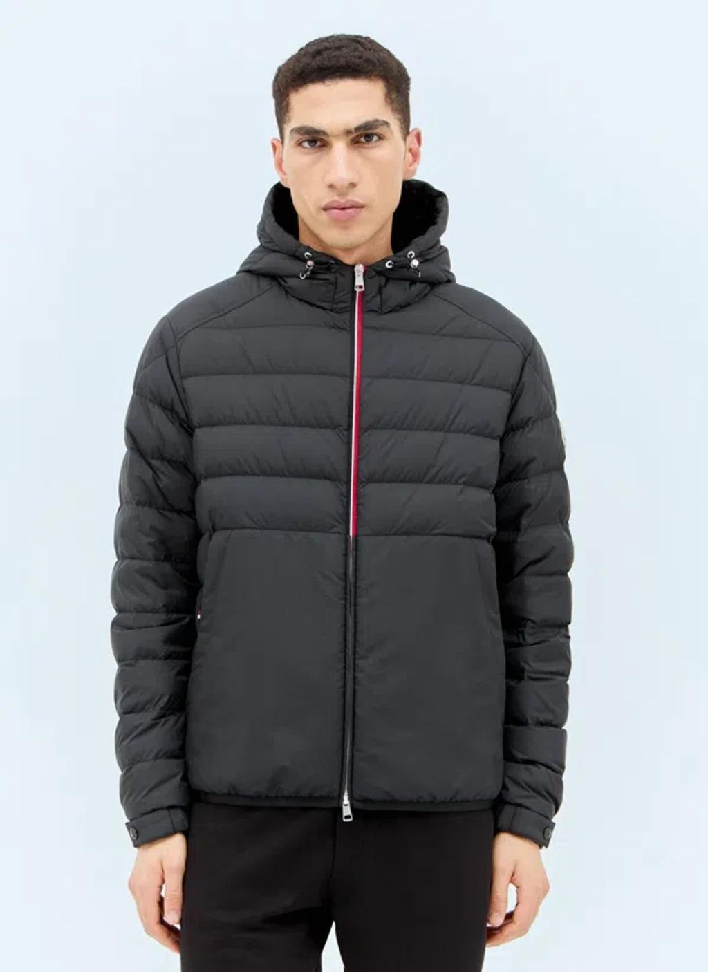 MONCLER Glarey Tech Down Jacket In Black Product Image