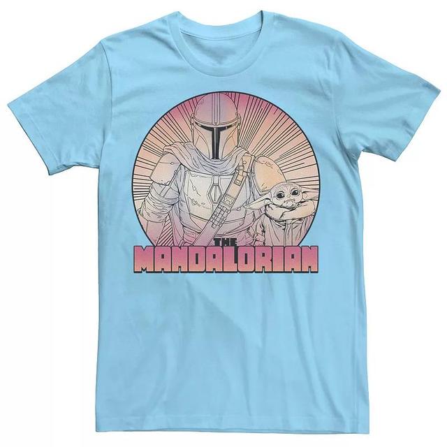 Mens Star Wars The Mandalorian The Child Gradient Line Art Tee Product Image