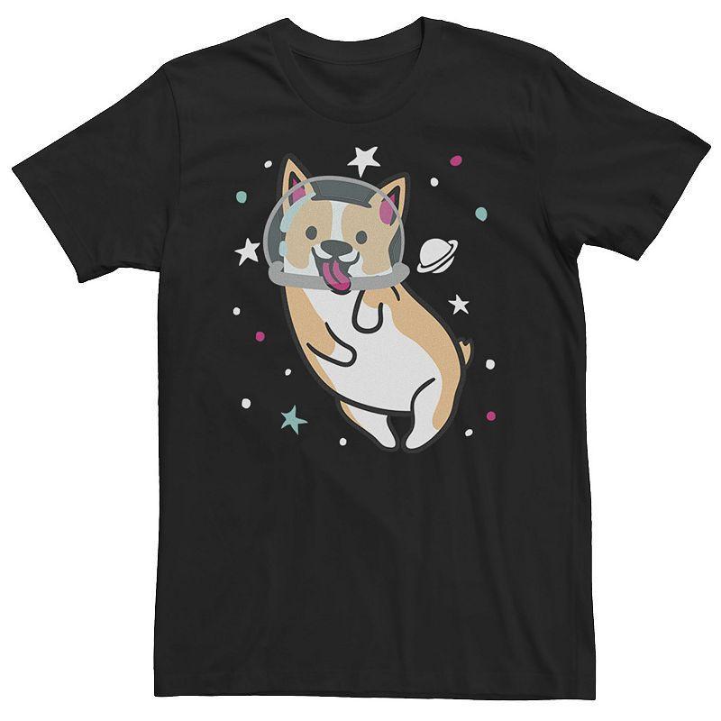 Mens Space Corgi Graphic Tee Product Image