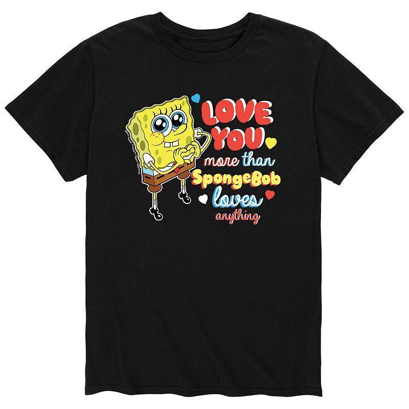 Mens SpongeBob SquarePants Heart Glasses Tee Product Image