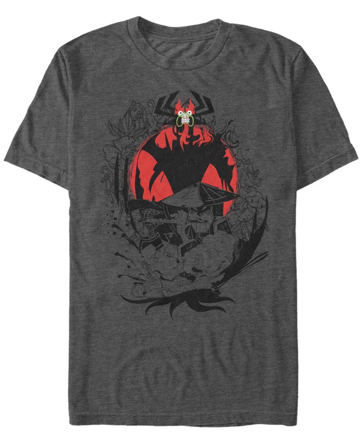 Fifth Sun Mens Samurai Jack Aku The Flute Battle Music Short Sleeve T- shirt Product Image