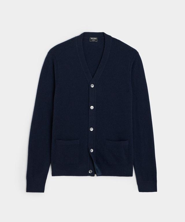 Cashmere Cardigan in Navy Product Image