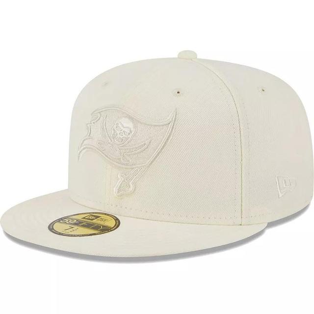 Mens New Era Cream Tampa Bay Buccaneers Color Pack 59FIFTY Fitted Hat Product Image