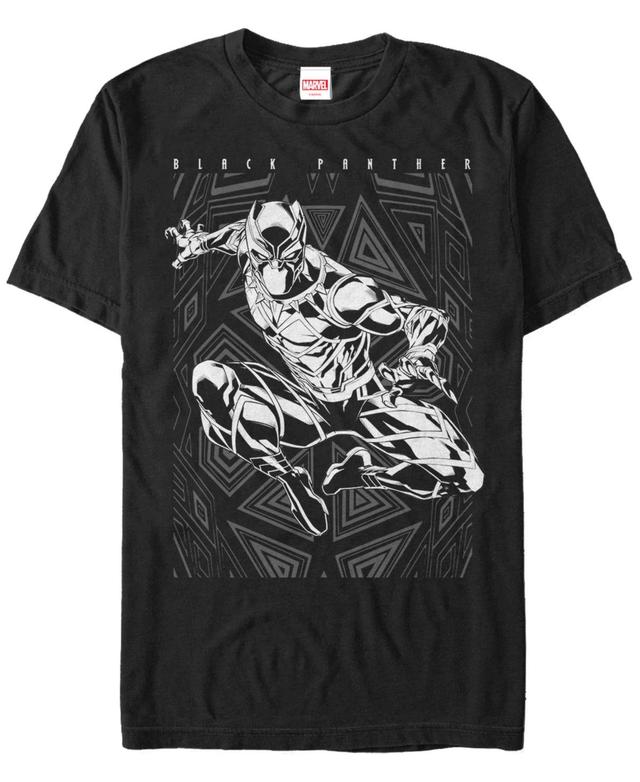 Mens Marvel Avengers Tribal Panther Graphic Tee Product Image