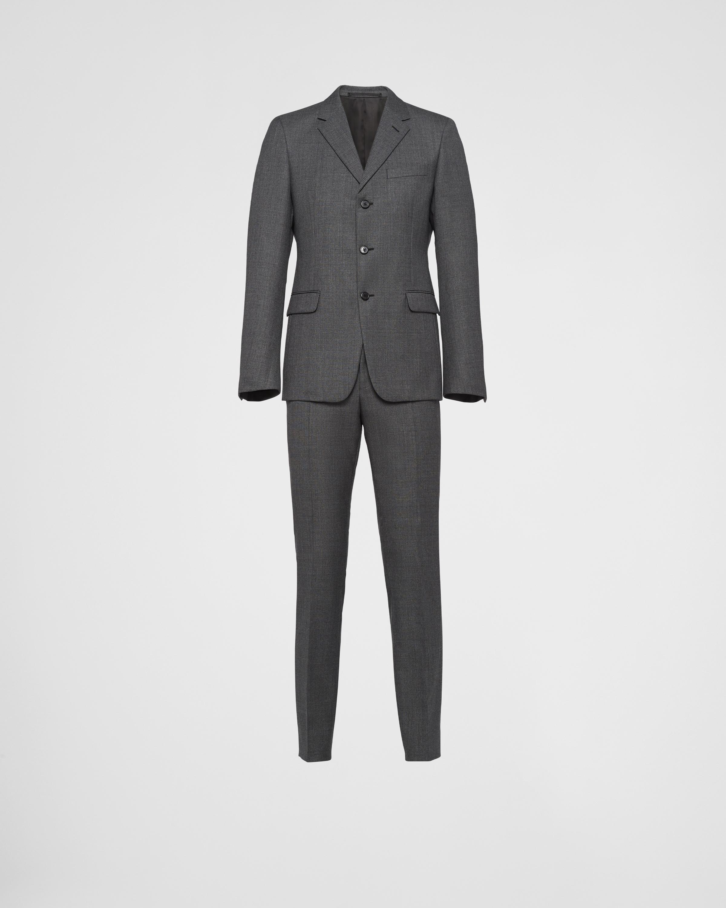 Single-breasted wool suit Product Image